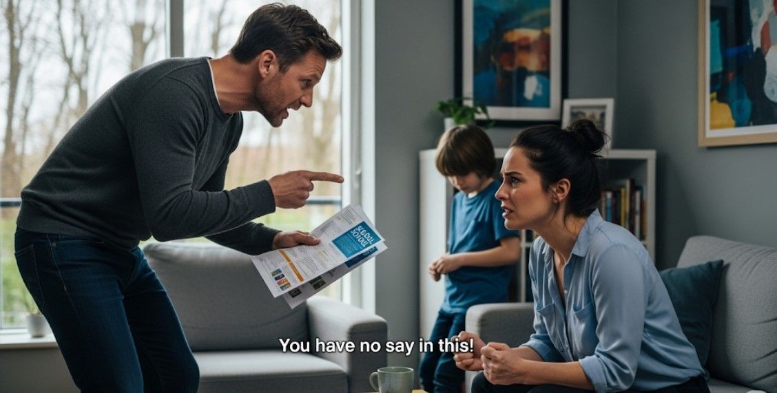 AITA for reminding my ex she has no say in where my son goes to school?