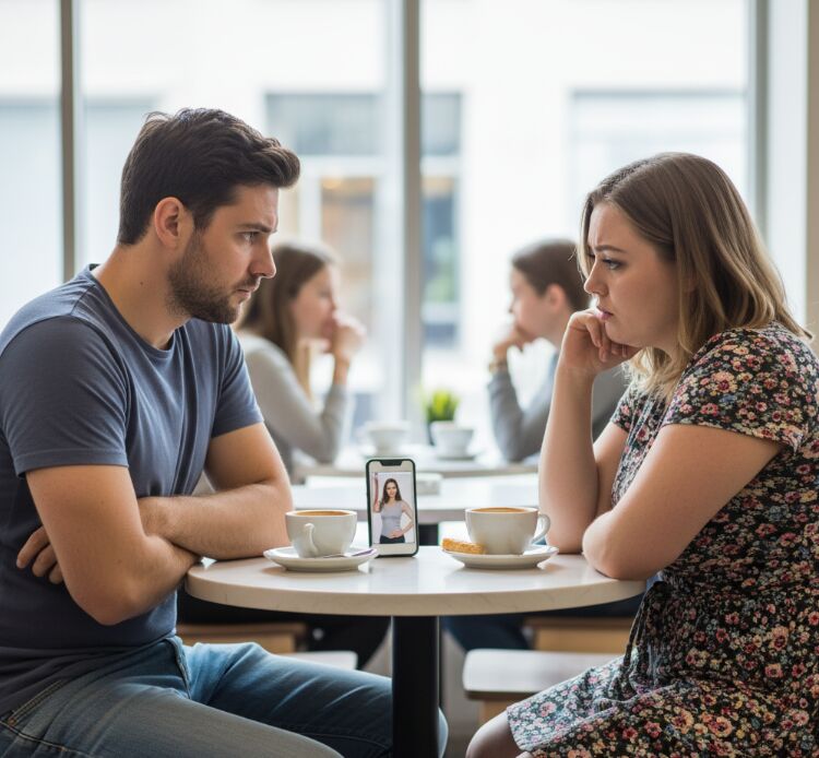 WIBTA if I don't go on a second date with a larger lady because she doesn't match her Tinder pics?