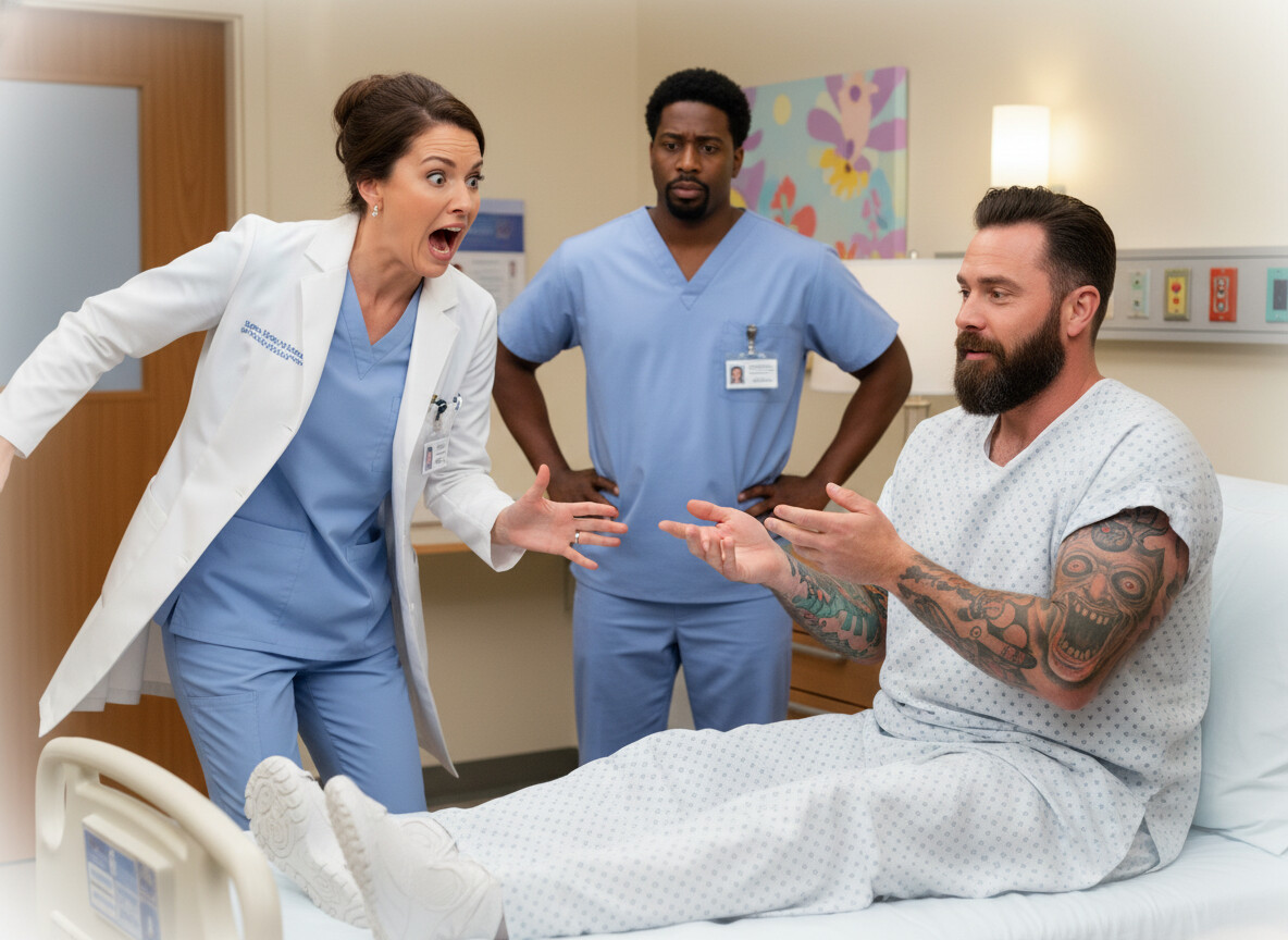 WIBTA if I ‘complain’ about my health care professional for running out of my room screaming over a tattoo.