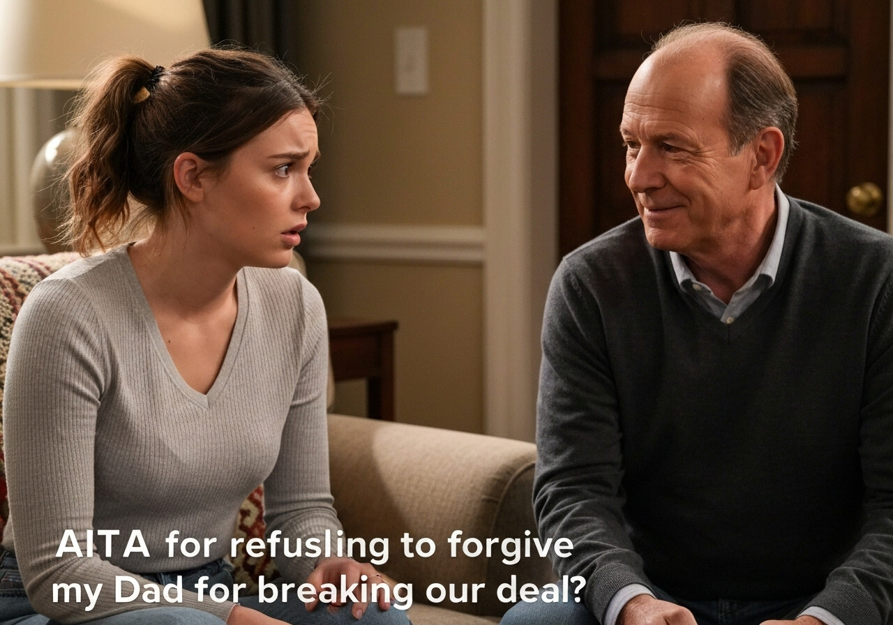AITA for refusing to forgive my Dad for breaking our deal?