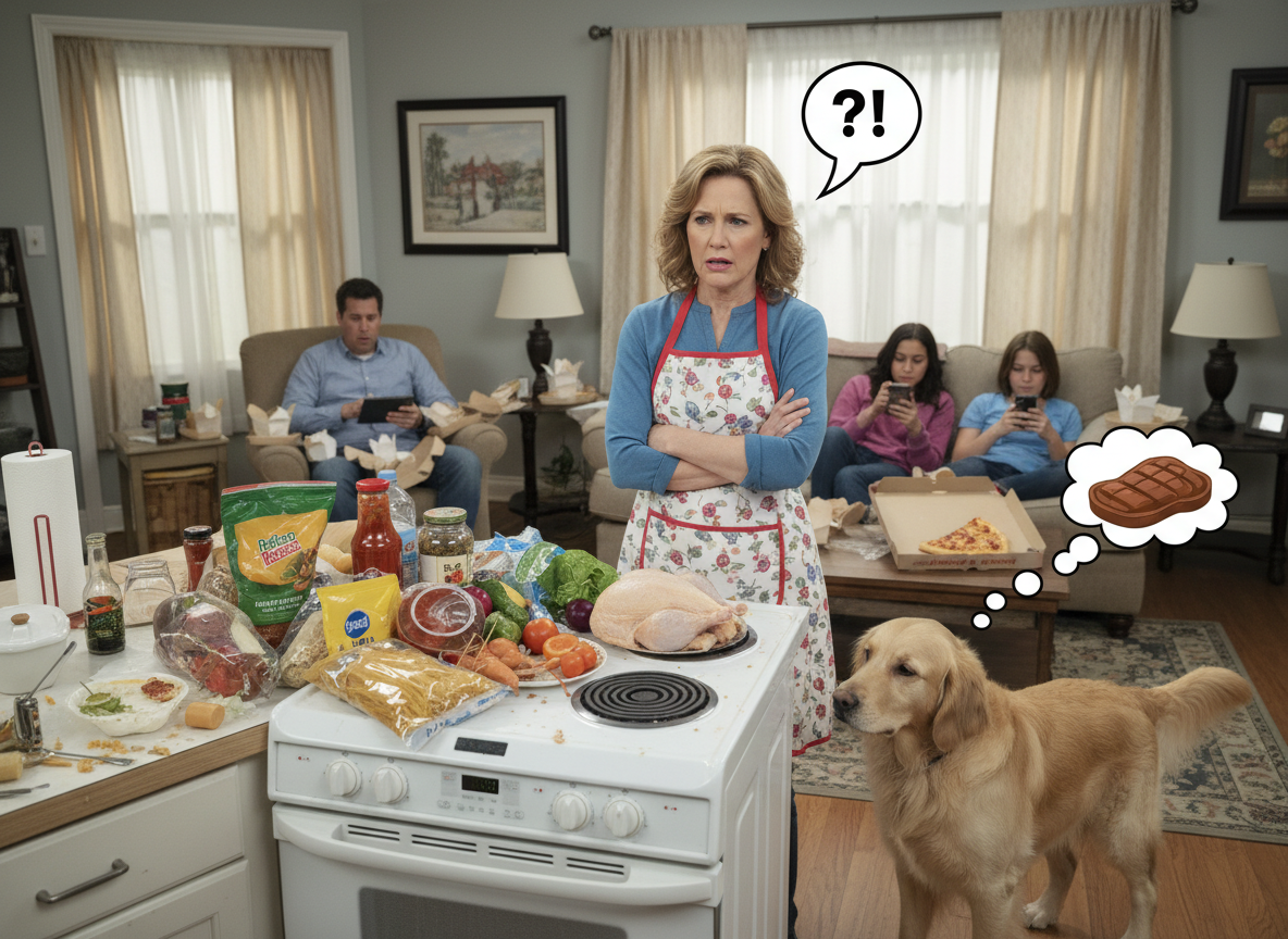 Couple Gets Into Heated Argument As Wife Challenges Husband's Traditional Views That Woman Must Cook For Family