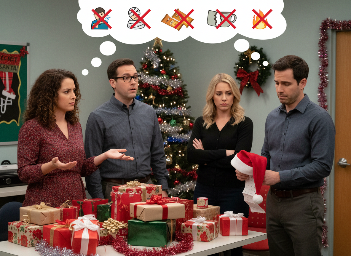 WIBTAH if I tell my coworker he can't participate in Secret Santa due to his conditions?