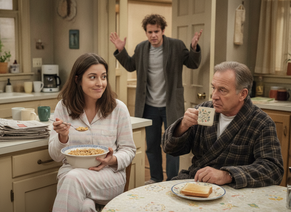 AITAH for eating my breakfast in front of my boyfriend's dad?
